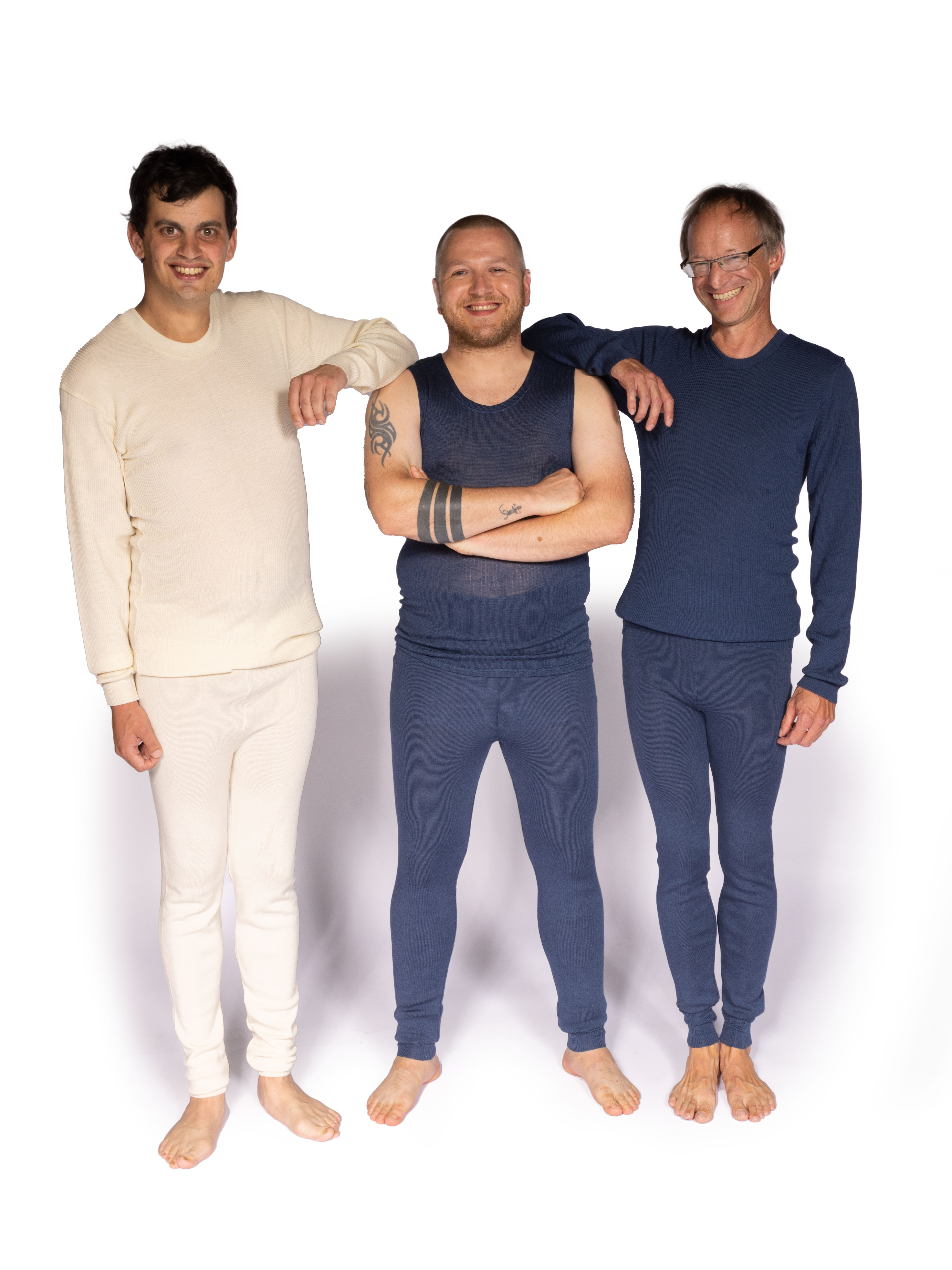 Herren Langarmhemd feinripp - Bio Merino-Wolle