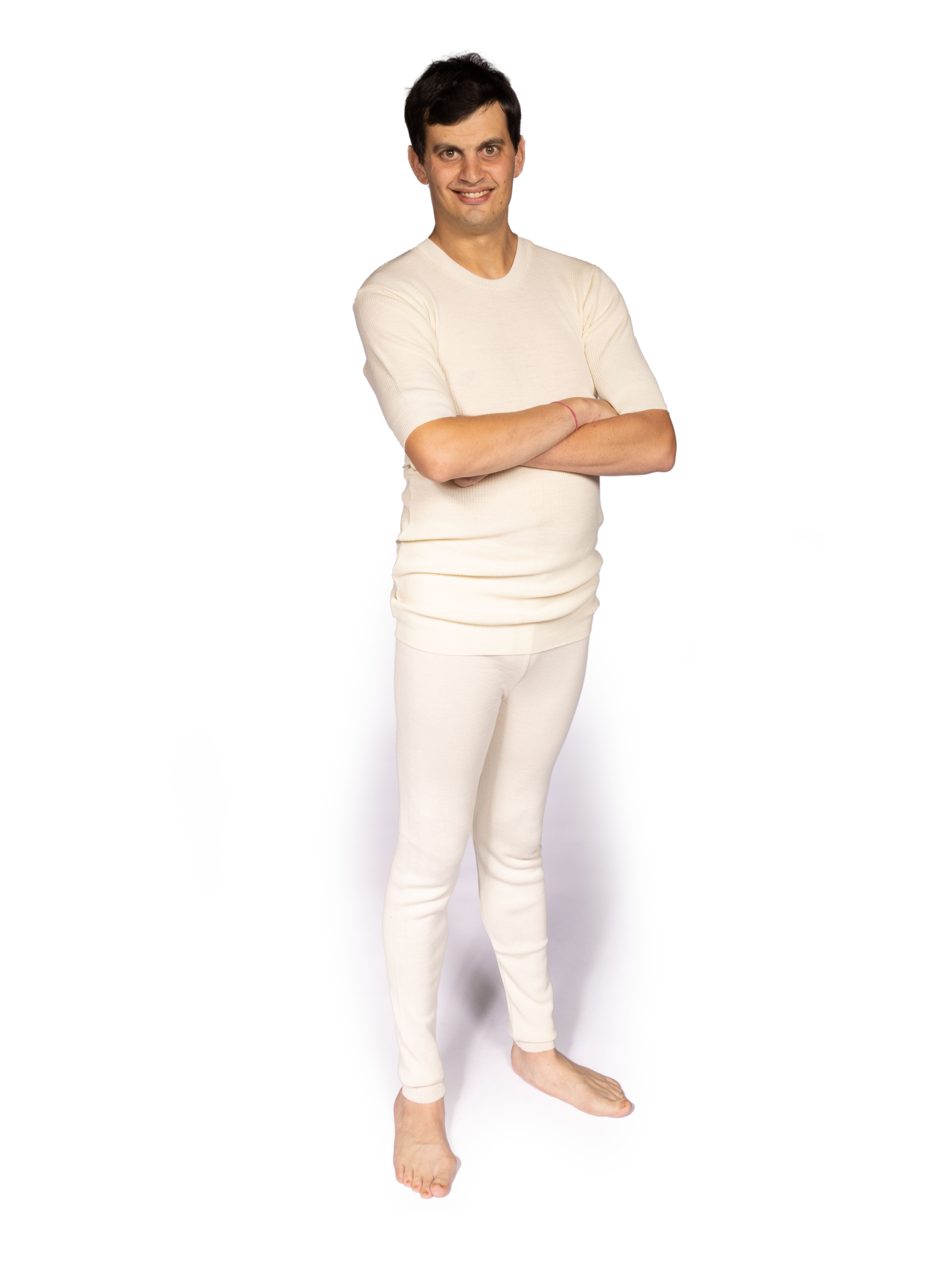 Herren Lange Hose klassik - Bio Merino-Wolle/Seide 