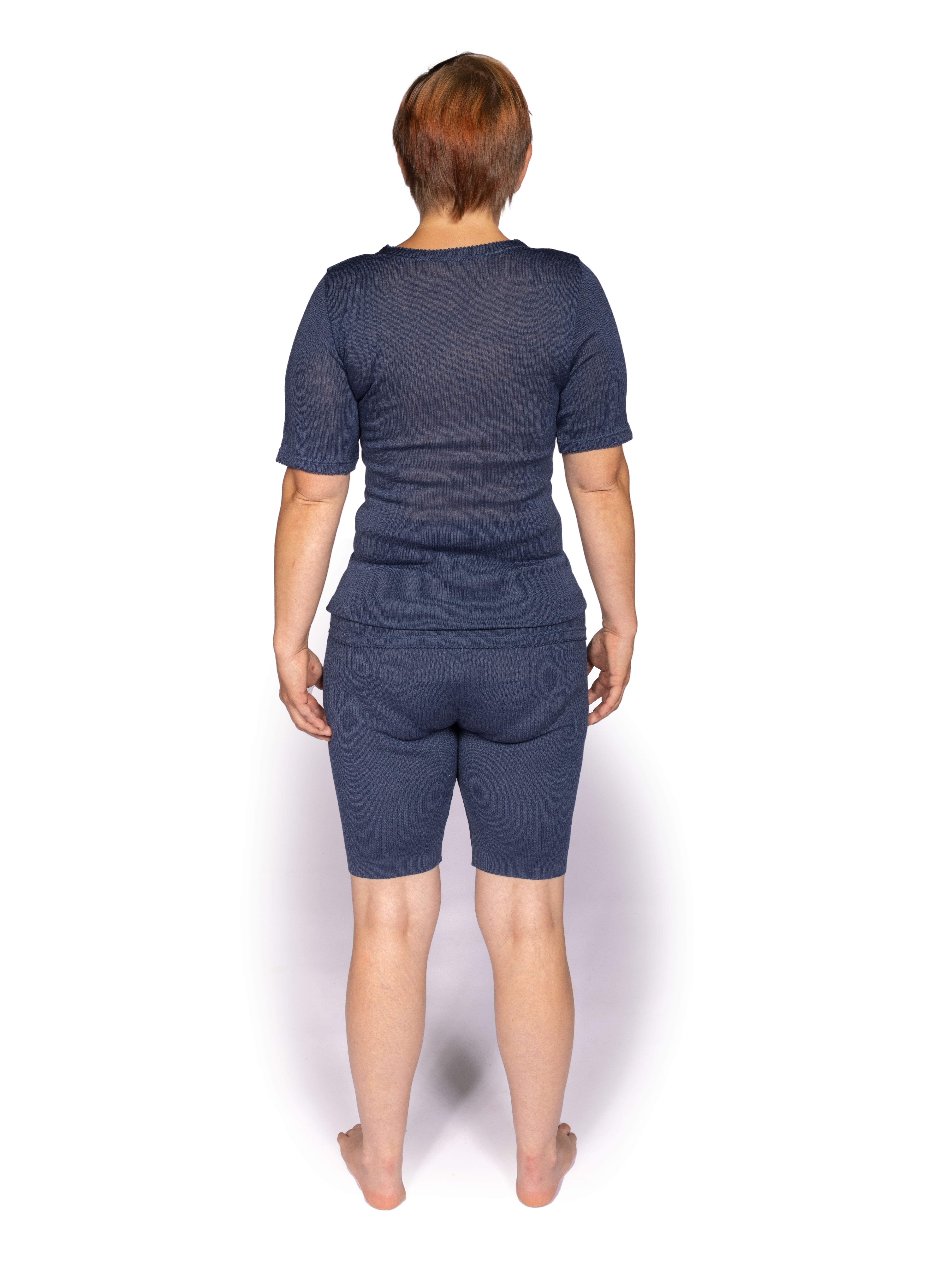 Damen Höschen mit Bein - Bio Merino-Wolle/Seide