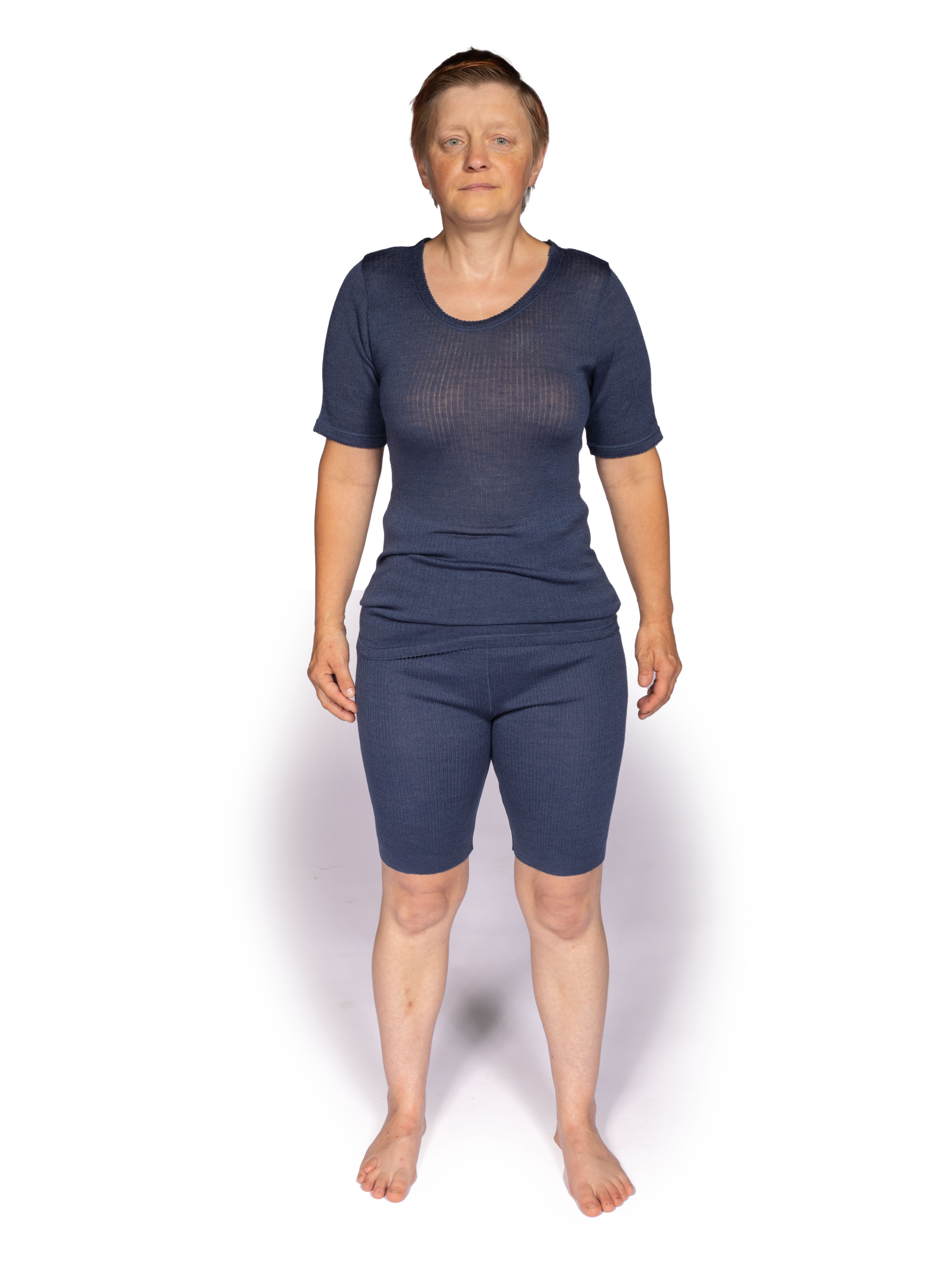 Damen Höschen mit Bein - Bio Merino-Wolle/Seide